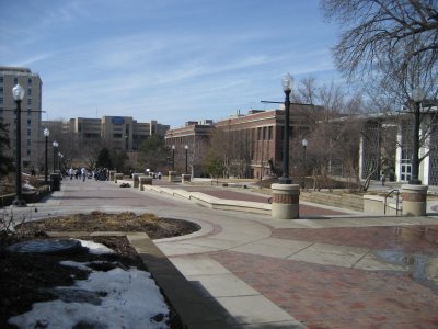 Central Mall - Medical Center in distance