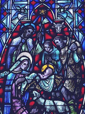 Nativity Window - St. John's Parish - Omaha