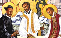 "The Three Companions" - the Jubilee Icon written by George Drance, S.J.