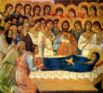 À quel âge la Sainte Vierge Marie est-elle morte ? Death-of-Mary-Duccio