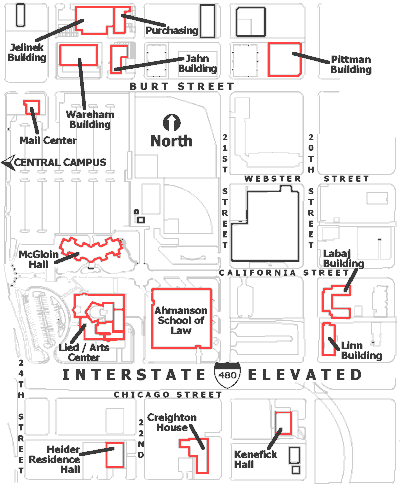 Plano East Campus Map