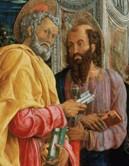 Painting of Ss. Peter and Paul by Montegna